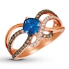 Thumbnail Image 0 of Le Vian Sapphire Ring 1/3 ct tw Diamonds 14K Strawberry Gold