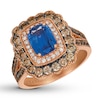 Thumbnail Image 0 of Le Vian Sapphire Ring 1 ct tw Diamonds 14K Strawberry Gold