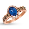 Thumbnail Image 0 of Le Vian Natural Sapphire Ring 1 ct tw Diamonds 14K Strawberry Gold