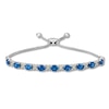 Le Vian Sapphire Bolo Bracelet 7/8 ct tw Diamonds 14K Vanilla Gold