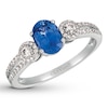 Le Vian Ceylon Sapphire Ring 1/4 ct tw Diamonds 14K Vanilla Gold