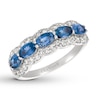 Le Vian Ceylon Sapphire Ring 3/8 ct tw Diamonds 14K Vanilla Gold