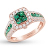Thumbnail Image 0 of Le Vian Emerald Ring 3/4 ct tw Diamonds 14K Strawberry Gold