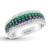 Thumbnail Image 1 of Le Vian Multi-Color Peacock Ring 1/5 ct tw Diamonds 14K Vanilla Gold