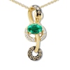 Thumbnail Image 0 of Le Vian Emerald Necklace 1/4 ct tw Diamonds 14K Honey Gold