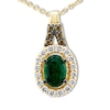 Thumbnail Image 0 of Le Vian Emerald Necklace 1/3 ct tw Diamonds 14K Honey Gold