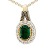 Thumbnail Image 1 of Le Vian Emerald Necklace 1/3 ct tw Diamonds 14K Honey Gold