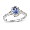 Le Vian Natural Sapphire Ring 1/2 ct tw Diamonds 14K Vanilla Gold