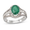 Le Vian Natural Emerald Ring 3/4 ct tw Diamonds 14K Vanilla Gold