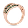 Thumbnail Image 3 of Le Vian Natural Emerald Ring 1/5 ct tw Diamonds 14K Strawberry Gold
