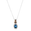 Le Vian Ceylon Sapphire Necklace 1/4 ct tw Diamonds 14K Vanilla Gold