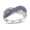 Thumbnail Image 0 of Le Vian Natural Sapphire Ring 1/3 ct tw Diamonds 14K Vanilla Gold