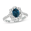 Thumbnail Image 1 of Le Vian Natural Sapphire Ring 5/8 ct tw Diamonds Platinum
