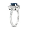 Le Vian Natural Sapphire Ring 5/8 ct tw Diamonds Platinum