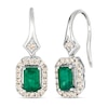Thumbnail Image 0 of Le Vian Emerald Earrings 1/3 ct tw Diamonds 14K Vanilla Gold
