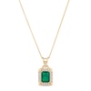 Thumbnail Image 0 of Le Vian Emerald Necklace 1/3 ct tw Diamonds 14K Honey Gold