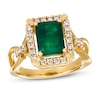 Thumbnail Image 0 of Le Vian Emerald Ring 1/3 ct tw Diamonds 14K Honey Gold