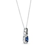 Thumbnail Image 1 of Le Vian Natural Ceylon Sapphire Necklace 1/4 ct tw Diamonds 14K Vanilla Gold