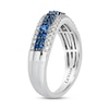 Thumbnail Image 2 of Le Vian Natural Blue Sapphire Ring 1/5 ct tw Diamonds 14K Vanilla Gold