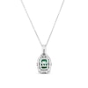 Thumbnail Image 2 of Le Vian Emerald Necklace 1/4 ct tw Diamonds 14K Vanilla Gold