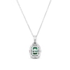 Thumbnail Image 3 of Le Vian Emerald Necklace 1/4 ct tw Diamonds 14K Vanilla Gold