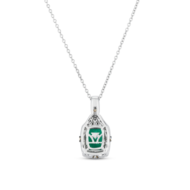 Le Vian Emerald Necklace 1/4 ct tw Diamonds 14K Vanilla Gold