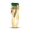 Thumbnail Image 3 of Le Vian Natural Emerald Ring 1/5 ct tw Diamonds 14K Honey Gold