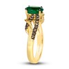 Thumbnail Image 3 of Le Vian Natural Emerald Ring 1/5 ct tw Diamonds 14K Honey Gold