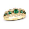 Thumbnail Image 1 of Le Vian Natural Emerald Ring 1/3 ct tw Diamonds 14K Honey Gold