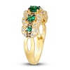 Thumbnail Image 4 of Le Vian Natural Emerald Ring 1/3 ct tw Diamonds 14K Honey Gold