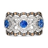 Thumbnail Image 2 of Le Vian Natural Blue Sapphire Ring 1/2 ct tw Diamonds 14K Vanilla Gold