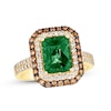 Thumbnail Image 1 of Le Vian Natural Emerald Ring 7/8 ct tw Diamonds 14K Honey Gold