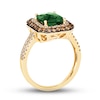 Thumbnail Image 3 of Le Vian Natural Emerald Ring 7/8 ct tw Diamonds 14K Honey Gold