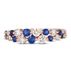 Thumbnail Image 2 of Le Vian Natural Blue Sapphire Ring 1/2 ct tw Diamonds 14K Strawberry Gold