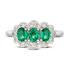 Thumbnail Image 2 of Le Vian Natural Emerald Ring 1/6 ct tw Diamonds 14K Vanilla Gold