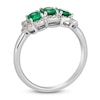 Thumbnail Image 3 of Le Vian Natural Emerald Ring 1/6 ct tw Diamonds 14K Vanilla Gold