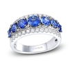 Thumbnail Image 0 of Le Vian Natural Sapphire Ring 1/2 ct tw Diamonds Platinum