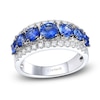 Thumbnail Image 1 of Le Vian Natural Sapphire Ring 1/2 ct tw Diamonds Platinum