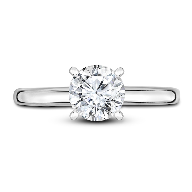 Main Image 3 of Diamond Solitaire Engagement Ring 5/8 ct tw Round 14K White Gold (I2/I)