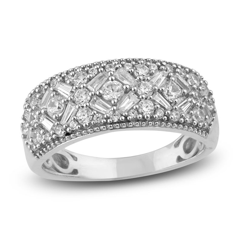 Main Image 1 of Diamond Anniversary Band 1 ct tw Round 14K White Gold