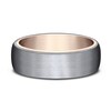 Thumbnail Image 3 of Wedding Band Black Tantalum/14K Rose Gold 6.5mm