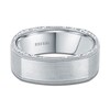 Thumbnail Image 1 of Kirk Kara Men's Engraved Satin Wedding Band 14K White Gold