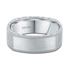 Thumbnail Image 0 of Kirk Kara Men's Engraved Satin Wedding Band 14K White Gold