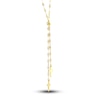 Thumbnail Image 2 of Double Cross Lariat Necklace 14K Yellow Gold 16"