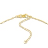 Thumbnail Image 3 of Double Cross Lariat Necklace 14K Yellow Gold 16"