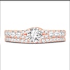 Thumbnail Image 3 of Diamond Bridal Set 1-1/4 ct tw Round 14K Rose Gold