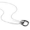 Thumbnail Image 2 of Diamond Heart Necklace 1/20 ct tw Round Sterling Silver 18"