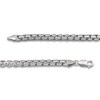 Thumbnail Image 3 of Solid Oval Box Chain Necklace Sterling Silver 24" 5.3mm