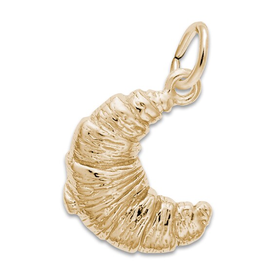 Jared The Galleria Of Jewelry French Croissant Charm 14K Yellow Gold