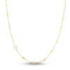 Thumbnail Image 1 of Cross Station Necklace 14K Yellow Gold 18&quot;